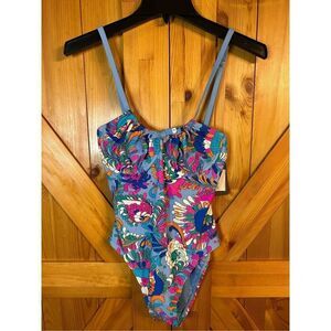 Kate Spade One Piece Swimsuit - Spring Water Size Medium nwt (0128)